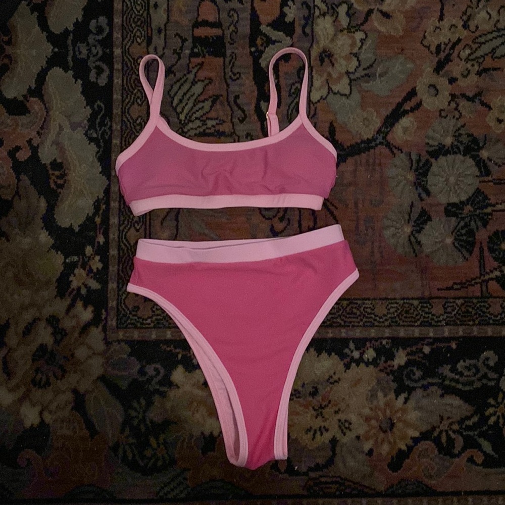 93 play street pink bikini XS
